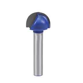 uxcell Router Bit 1/4" Shank 5/8" Cutting Dia. Core Box 2 Flutes Carbide for Woodworking Carpentry Milling Cutter Tool