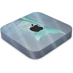 Glossy Glitter Skin Compatible with Apple Mac Mini M2 (2023) - Im Really a Mermaid - 3M Vinyl Protective Decal Cover - Easy to Apply | Crafted in The USA by MightySkins