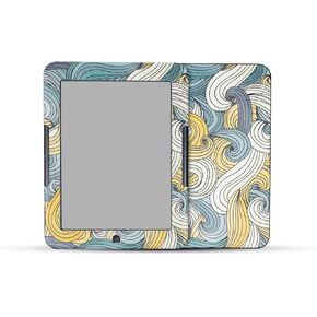 Glossy Glitter Tablet Skin Compatible with Barnes & Noble Nook GlowLight 4e (2022) - Turbulence - Premium 3M Vinyl Protective Wrap Decal Cover - Easy to Apply | Crafted in The USA by MightySkins