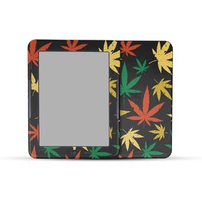 Tablet Skin Compatible with Barnes & Noble Nook GlowLight 4e (2022) - Rastafari Kush - Premium 3M Vinyl Protective Wrap Decal Cover - Easy to Apply | Crafted in The USA by MightySkins