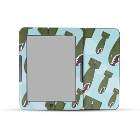 Tablet Skin Compatible with Barnes & Noble Nook GlowLight 4e (2022) - Bombs Away - Premium 3M Vinyl Protective Wrap Decal Cover - Easy to Apply | Crafted in The USA by MightySkins