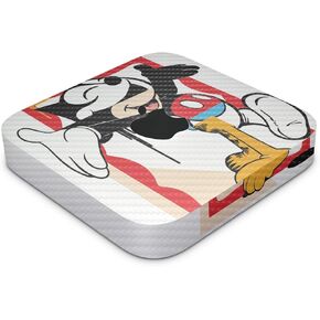 Carbon Fiber Skin Compatible with Apple Mac Mini M2 (2023) - Character Swap - Premium 3M Vinyl Protective Decal Cover - Easy to Apply | Crafted in The USA by MightySkins