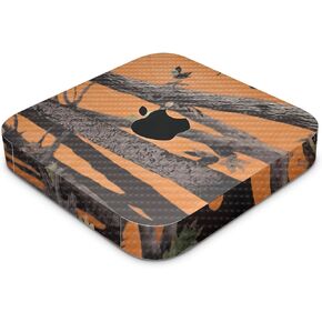 Carbon Fiber Skin Compatible with Apple Mac Mini M2 (2023) - Basketball Orb - Premium 3M Vinyl Protective Wrap Decal Cover - Easy to Apply | Crafted in The USA by MightySkins