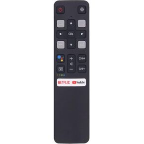 New Replacement Remote Control RC802V FNR1 Fit for TCL Android 4K Smart TV 50S434 55S434 75S434 40S330 70S430 32S334 55S435 50S435 43S434 32S6500A [NO Voice Function]