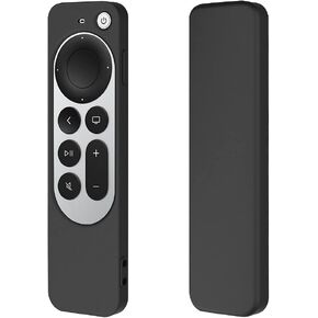 Case Cover Replacement for New Siri 3rd Gen 2022 / 2nd Generation 2021 Apple TV Siri Voice Remote, Silicone Classic Phone-Shaped Cover Skin with Lanyard - LEFXMOPHY in Saudi Arabia