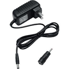 UL Listed 12V 2A Power Supply Adapter AC to DC 5.5mmx2.5mm 3.5mmx1.35mm Wall Charger Replacement 4ft Power Cord Input 100-240V 50-60Hz Output 12 Volt 2 Amp for Camera LED Strip Light Speaker