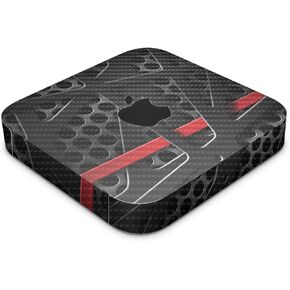 Carbon Fiber Skin Compatible with Apple Mac Mini M2 (2023) - Tech Web - Premium 3M Vinyl Protective Wrap Decal Cover - Easy to Apply | Crafted in The USA by MightySkins