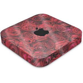 Glossy Glitter Skin Compatible with Apple Mac Mini M2 (2023) - Too Many Roses - Premium 3M Vinyl Protective Decal Cover - Easy to Apply | Crafted in The USA by MightySkins