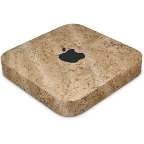 Glossy Glitter Skin Compatible with Apple Mac Mini M2 (2023) - Cork - Premium 3M Vinyl Protective Wrap Decal Cover - Easy to Apply | Crafted in The USA by MightySkins
