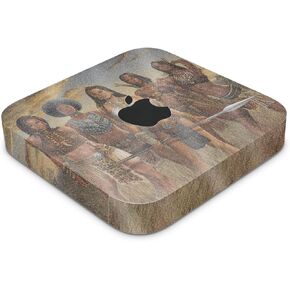 Glossy Glitter Skin Compatible with Apple Mac Mini M2 (2023) - African Queens - Premium 3M Vinyl Protective Decal Cover - Easy to Apply | Crafted in The USA by MightySkins