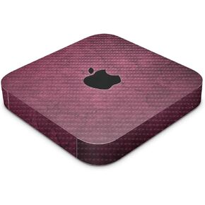 Carbon Fiber Skin Compatible with Apple Mac Mini M2 (2023) - Pink Gravel - Premium 3M Vinyl Protective Wrap Decal Cover - Easy to Apply | Crafted in The USA by MightySkins