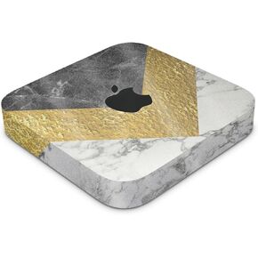 Glossy Glitter Skin Compatible with Apple Mac Mini M2 (2023) - Modern Marble - Premium 3M Vinyl Protective Decal Cover - Easy to Apply | Crafted in The USA by MightySkins