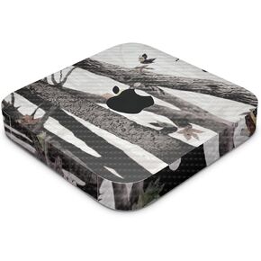 Carbon Fiber Skin Compatible with Apple Mac Mini M2 Pro (2023) - Cool Flamingo - Premium 3M Vinyl Protective Wrap Decal Cover - Easy to Apply | Crafted in The USA by MightySkins