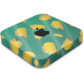 Glossy Glitter Skin Compatible with Apple Mac Mini M2 (2023) - Tacos - Premium 3M Vinyl Protective Wrap Decal Cover - Easy to Apply | Crafted in The USA by MightySkins
