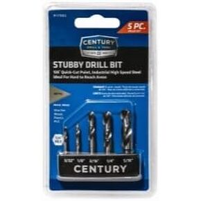 Century Drill & Tool 17905 Stubby Drill Bit,