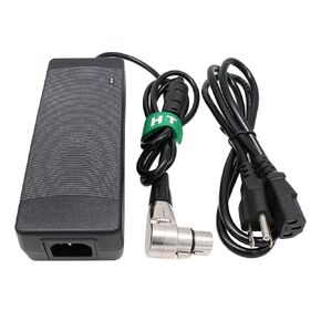 AC Power Adapter for Canon C700 C500 MKII C300III, Sony F55 Venice 2, Blackmagic URSA Mini Pro Camera 16V 160W, XLR 4 Pin Right Angle Female