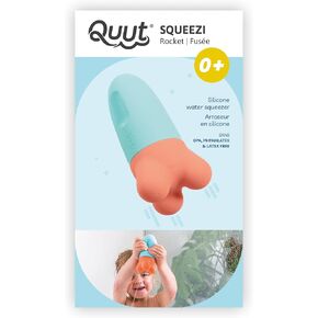 QUUT | Squeezi Rocket | Vintage Bue & Orange | Award Winning Children's Bath Toy & Game