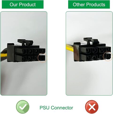 8 دبوس ذكر إلى ثنائي 2 × 8 دبوس (6+2) ذكر PCIe، GPU VGA 8 دبوس ذكر إلى 8 دبوس PCIe ذكر PCI Express كابل الطاقة بطاقة الرسومات سلك محول لـ Corsair، لـ Thermaltake لـ ARESGAME in Saudi Arabia