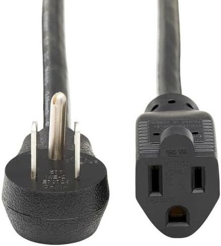 تريب لايت سلك تمديد الطاقة الزاوية اليمنى 5-15P إلى 5-15R 14AWG 15A 6ft (P024-006-15D) in Saudi Arabia