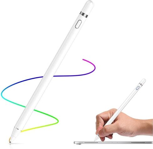 Active Stylus Pencil Compatible for Apple,Stylus Pens for Touch Screens, Capacitive Pencil for Kid Student Drawing, Writing,High Sensitivity,for Touch Screen Devices Tablet,Smartphone (Black) in Saudi Arabia