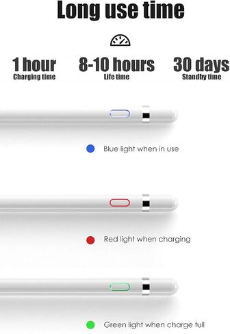 Active Stylus Pencil Compatible for Apple,Stylus Pens for Touch Screens, Capacitive Pencil for Kid Student Drawing, Writing,High Sensitivity,for Touch Screen Devices Tablet,Smartphone (Black) in Saudi Arabia