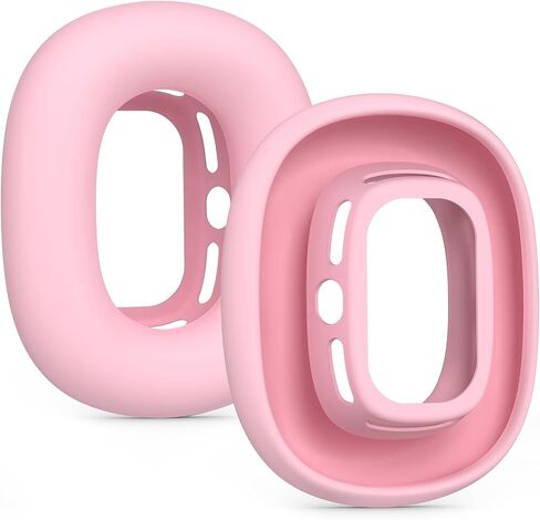 Silicone Ear Pads Case Cover for AirPods Max Headphones Cushions, Sweatproof, Anti-Scratch Accessories Soft Silicone Protector for Apple AirPods Max (Black) in Saudi Arabia