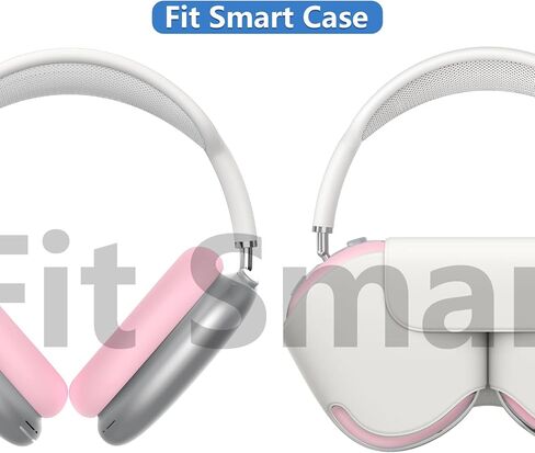 Silicone Ear Pads Case Cover for AirPods Max Headphones Cushions, Sweatproof, Anti-Scratch Accessories Soft Silicone Protector for Apple AirPods Max (Black) in Saudi Arabia