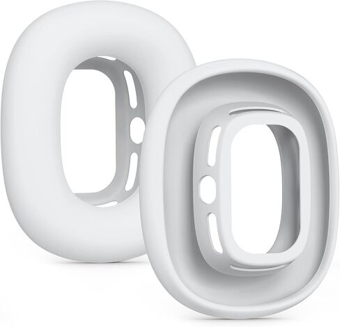 Silicone Ear Pads Case Cover for AirPods Max Headphones Cushions, Sweatproof, Anti-Scratch Accessories Soft Silicone Protector for Apple AirPods Max (Black) in Saudi Arabia