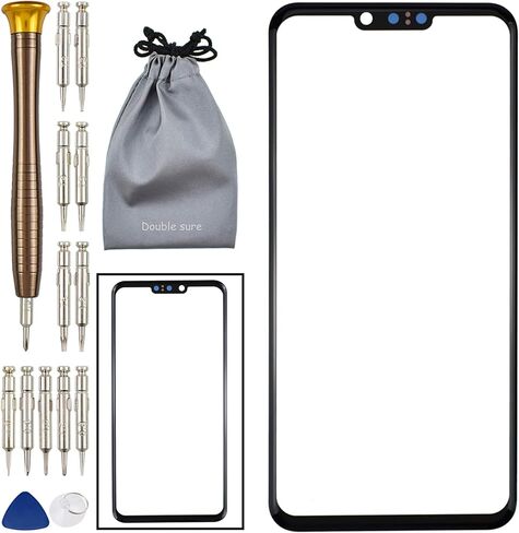 استبدال الشاشة الزجاجية الخارجية لجهاز LG G8 ThinQ أسود LM-G820 LM-G850 LM-G820N LMG820QM7 LM-G820UMB in Saudi Arabia