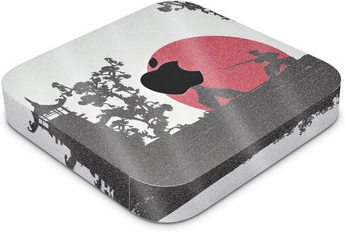 Glossy Glitter Skin Compatible with Apple Mac Mini M2 Pro (2023) - Brown Linen - Premium 3M Vinyl Protective Wrap Decal Cover - Easy to Apply | Crafted in The USA by MightySkins in Saudi Arabia