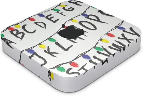 جلد متوافق مع Apple Mac Mini M2 (2023) - حروف أبجدية غريبة - غطاء لاصق واقٍ من الفينيل الفاخر 3M - سهل الاستخدام | صُنع في الولايات المتحدة الأمريكية بواسطة MightySkins in Saudi Arabia