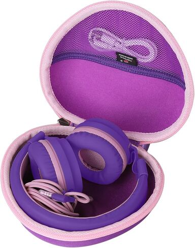 Aproca Purple Hard Storage Case, for AILIHEN I35 Kids Headphones On-Ear Headphones in Saudi Arabia