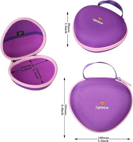 Aproca Purple Hard Storage Case, for AILIHEN I35 Kids Headphones On-Ear Headphones in Saudi Arabia