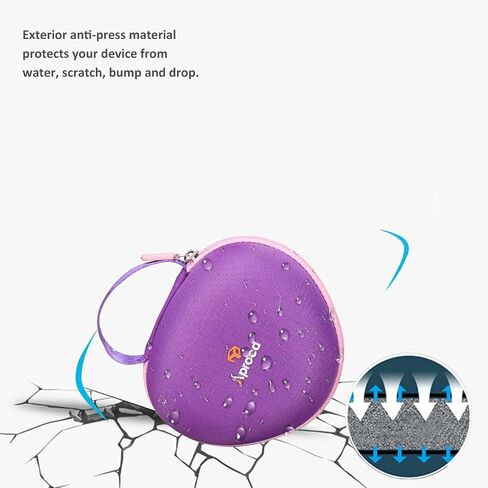 Aproca Purple Hard Storage Case, for AILIHEN I35 Kids Headphones On-Ear Headphones in Saudi Arabia
