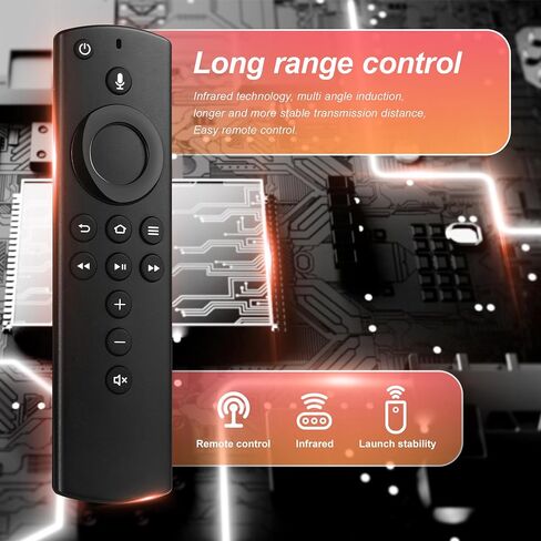 Replacement Voice Remote Control L5B83H Fit for Fire AMZ 2nd Gen Smart TVs Cube and TV Stick, 1st Gen Smart TVs Cube, Smart TVs Stick 4K, Smart TVs Stick Lite, 3rd Gen Smart TVs in Saudi Arabia
