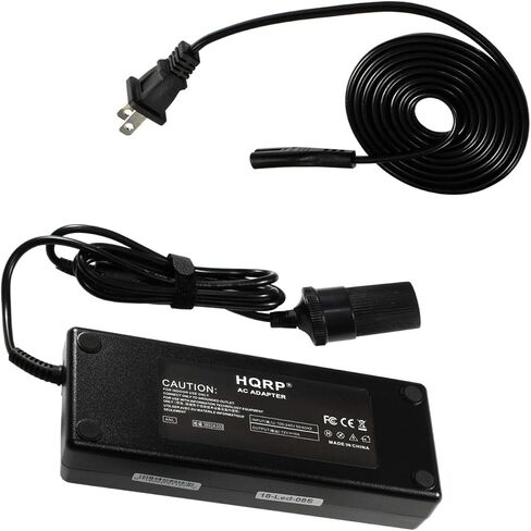 HQRP AC Adapter 110V to 12V 5Amp Converter Compatible with Winegard GM-1518 Carryout Automatic Portable Satellite TV Antenna, P-75 P-20 Koolatron Kool Kaddy 36 Quart Cooler Refrigerator Mini-Fridge in Saudi Arabia
