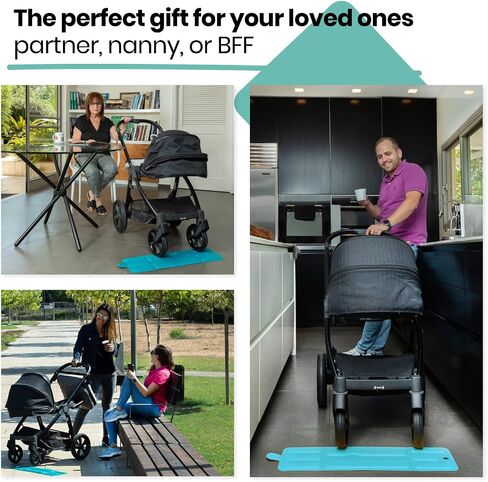 Baby Stroller Rocker-Put Your Newborn, Baby or Infant to Sleep in no Time. Baby Nap Helper Rocking Mat. Rocks Any Stroller Anywhere, Anytime. Indoor & Outdoor Use (Bouncy Burgundy) in Saudi Arabia