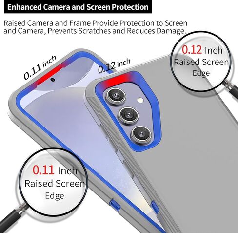 Compatible with Samsung Galaxy S24 Plus Case, with Belt Clip Holster Heavy Duty Rugged Shockproof Full Body Protection Kickstand Cover for Samsung Galaxy S24 Plus Phone (Black) in Kuwait