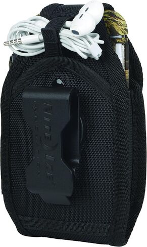 Nite Ize Universal Clip Case حامل الهاتف الخليوي مع مشابك حزام الحافظة، واسعة، أسود in Saudi Arabia