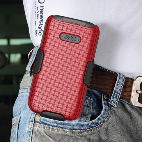 Case with Clip for Jitterbug Flip2, Nakedcellphone [Outdoor Camouflage] Tree Leaf Real Woods Camo Cover with Belt Hip Holster Holder for Jitterbug Flip 2 Phone (aka Lively Flip) (4053SJ7) in Saudi Arabia