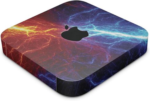Carbon Fiber Skin Compatible with Apple Mac Mini M2 Pro (2023) - Cool Flamingo - Premium 3M Vinyl Protective Wrap Decal Cover - Easy to Apply | Crafted in The USA by MightySkins in Saudi Arabia