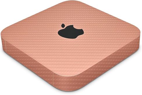 Carbon Fiber Skin Compatible with Apple Mac Mini M2 Pro (2023) - Cool Flamingo - Premium 3M Vinyl Protective Wrap Decal Cover - Easy to Apply | Crafted in The USA by MightySkins in Saudi Arabia
