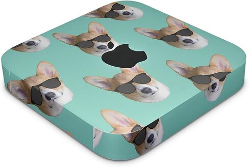 Carbon Fiber Skin Compatible with Apple Mac Mini M2 Pro (2023) - Cool Flamingo - Premium 3M Vinyl Protective Wrap Decal Cover - Easy to Apply | Crafted in The USA by MightySkins in Saudi Arabia