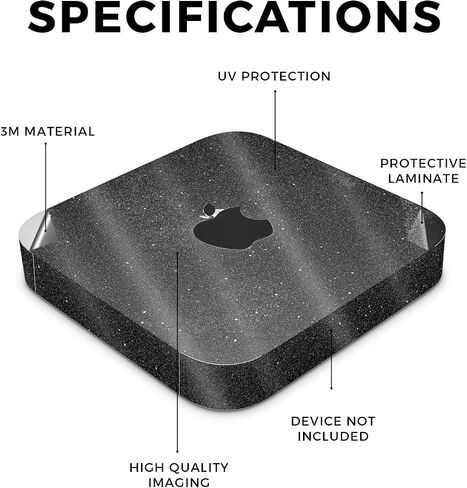 غلاف لامع لامع متوافق مع Apple Mac Mini M2 (2023) - Gravity - غطاء لاصق واقٍ من الفينيل 3M ممتاز - سهل الاستخدام | صُنع في الولايات المتحدة الأمريكية بواسطة MightySkins in Kuwait