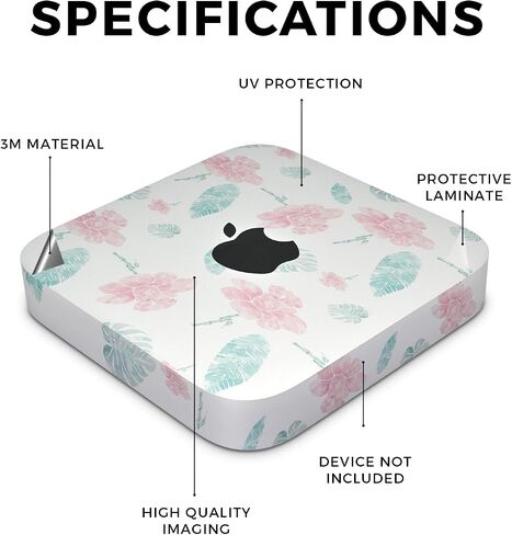 Carbon Fiber Skin Compatible with Apple Mac Mini M2 (2023) - American Camo - Premium 3M Vinyl Protective Wrap Decal Cover - Easy to Apply | Crafted in The USA by MightySkins in Saudi Arabia