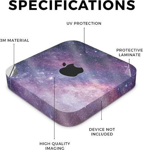 غلاف لامع لامع متوافق مع Apple Mac Mini M2 (2023) - Gravity - غطاء لاصق واقٍ من الفينيل 3M ممتاز - سهل الاستخدام | صُنع في الولايات المتحدة الأمريكية بواسطة MightySkins in Kuwait