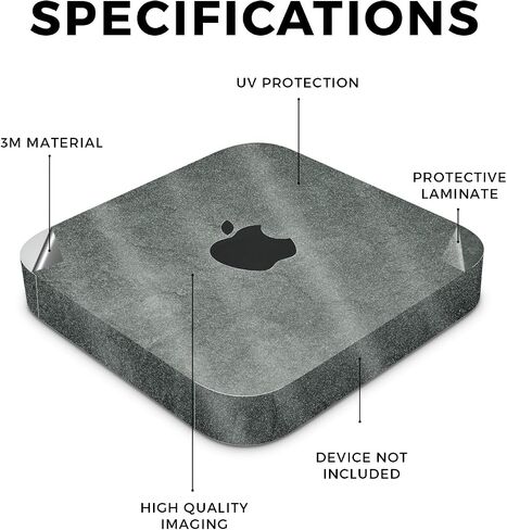 جلد لامع لامع متوافق مع Apple Mac Mini M2 Pro (2023) - صدأ - غطاء لاصق واقٍ من الفينيل 3M ممتاز - سهل الاستخدام | صُنع في الولايات المتحدة الأمريكية بواسطة MightySkins in Kuwait