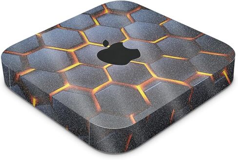 جلد لامع لامع متوافق مع Apple Mac Mini M2 Pro (2023) - صدأ - غطاء لاصق واقٍ من الفينيل 3M ممتاز - سهل الاستخدام | صُنع في الولايات المتحدة الأمريكية بواسطة MightySkins in Kuwait