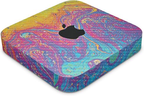 غلاف من ألياف الكربون متوافق مع Apple Mac Mini M2 Pro (2023) - Tundra - غطاء لاصق واقٍ من الفينيل 3M ممتاز - سهل الاستخدام | صُنع في الولايات المتحدة الأمريكية بواسطة MightySkins in Kuwait