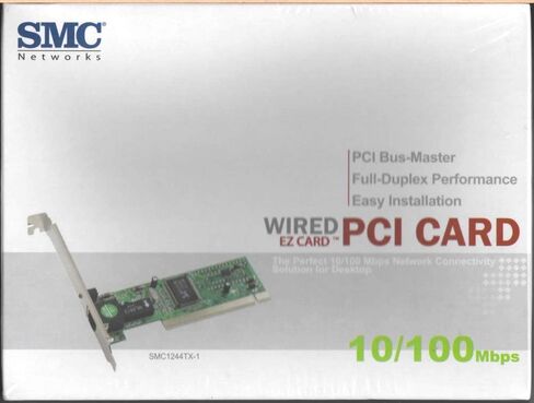 SMC Networks SMC1244TX-1 10/100Mbps PCI محول إيثرنت سريع in Kuwait
